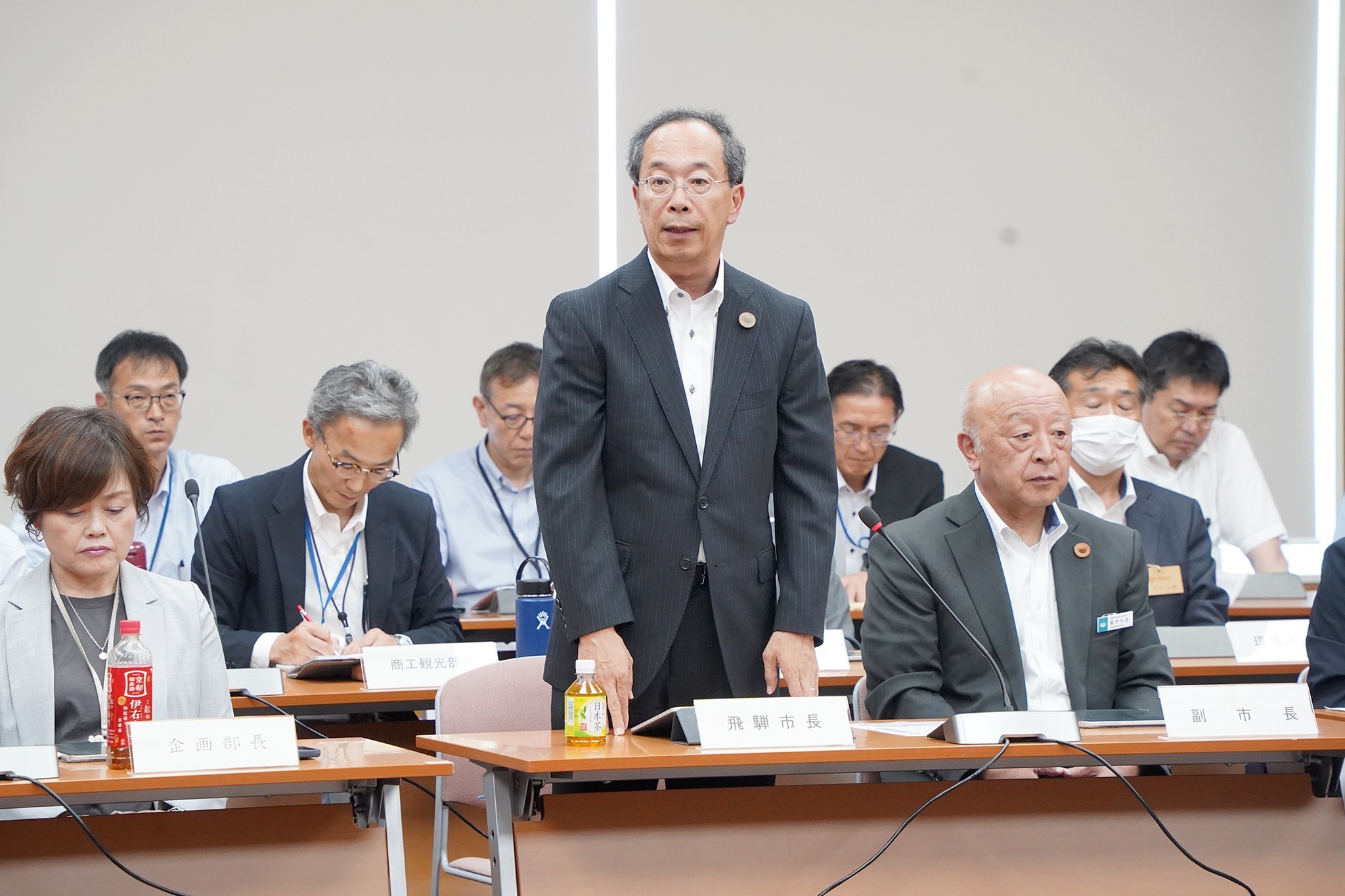 今年度1回目の飛騨市総合政策審議会を開催しました
