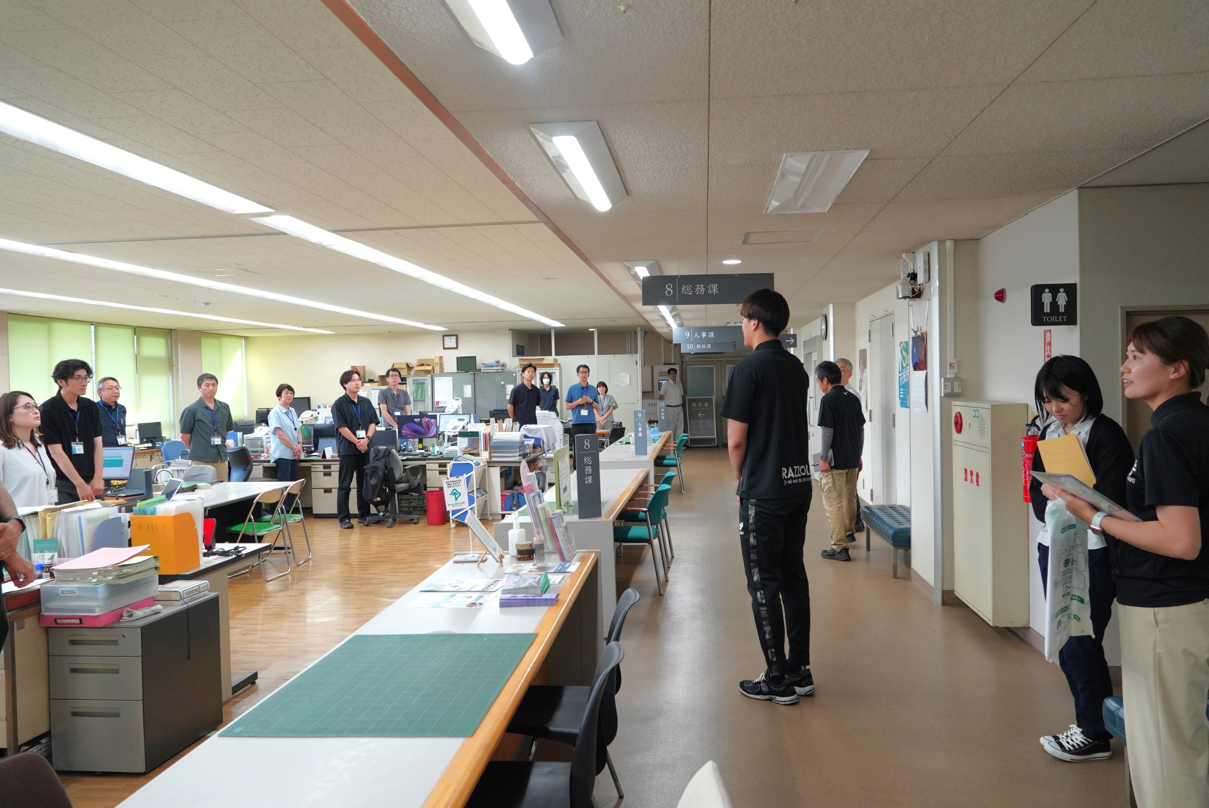 FC岐阜ホームタウン応援大使が表敬訪問しました