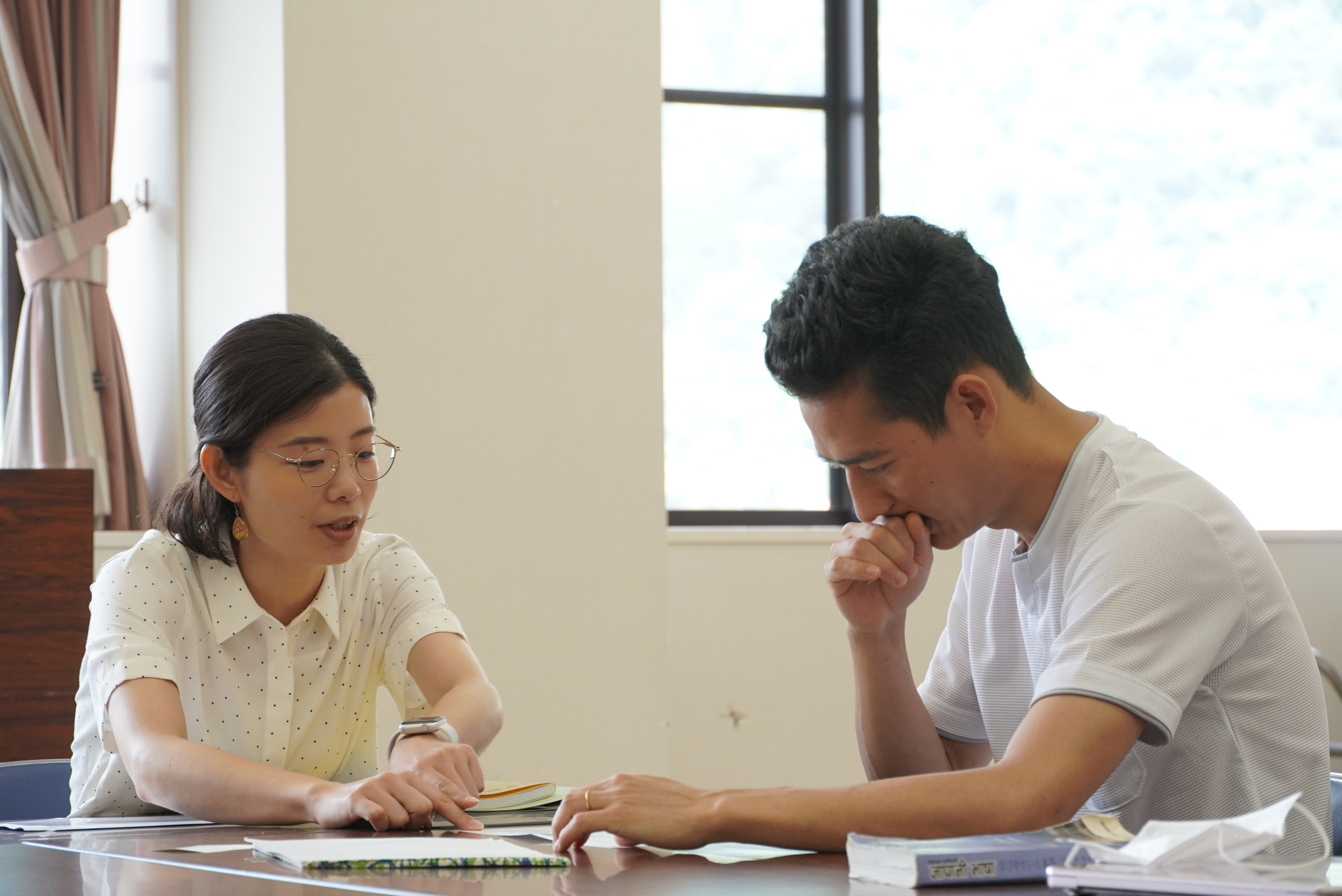 外国人が安心して市内で暮らせるよう日本語を学ぶ教室を開始しました