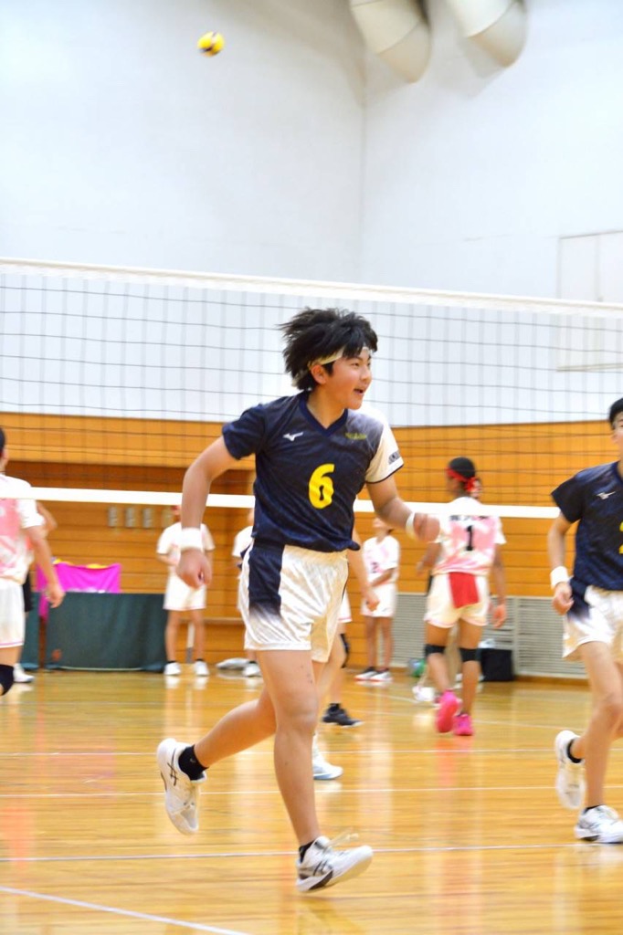 古川町出身の田島翔愛さんが全日本中学校バレーボール選手権大会に出場