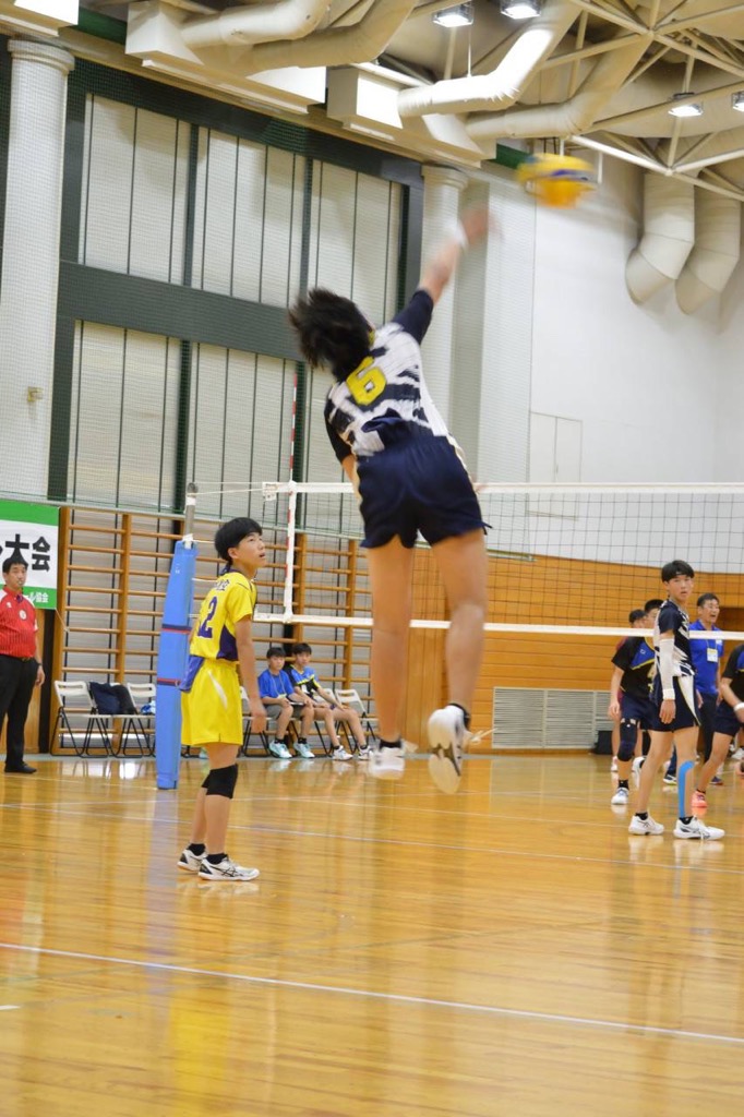古川町出身の田島翔愛さんが全日本中学校バレーボール選手権大会に出場