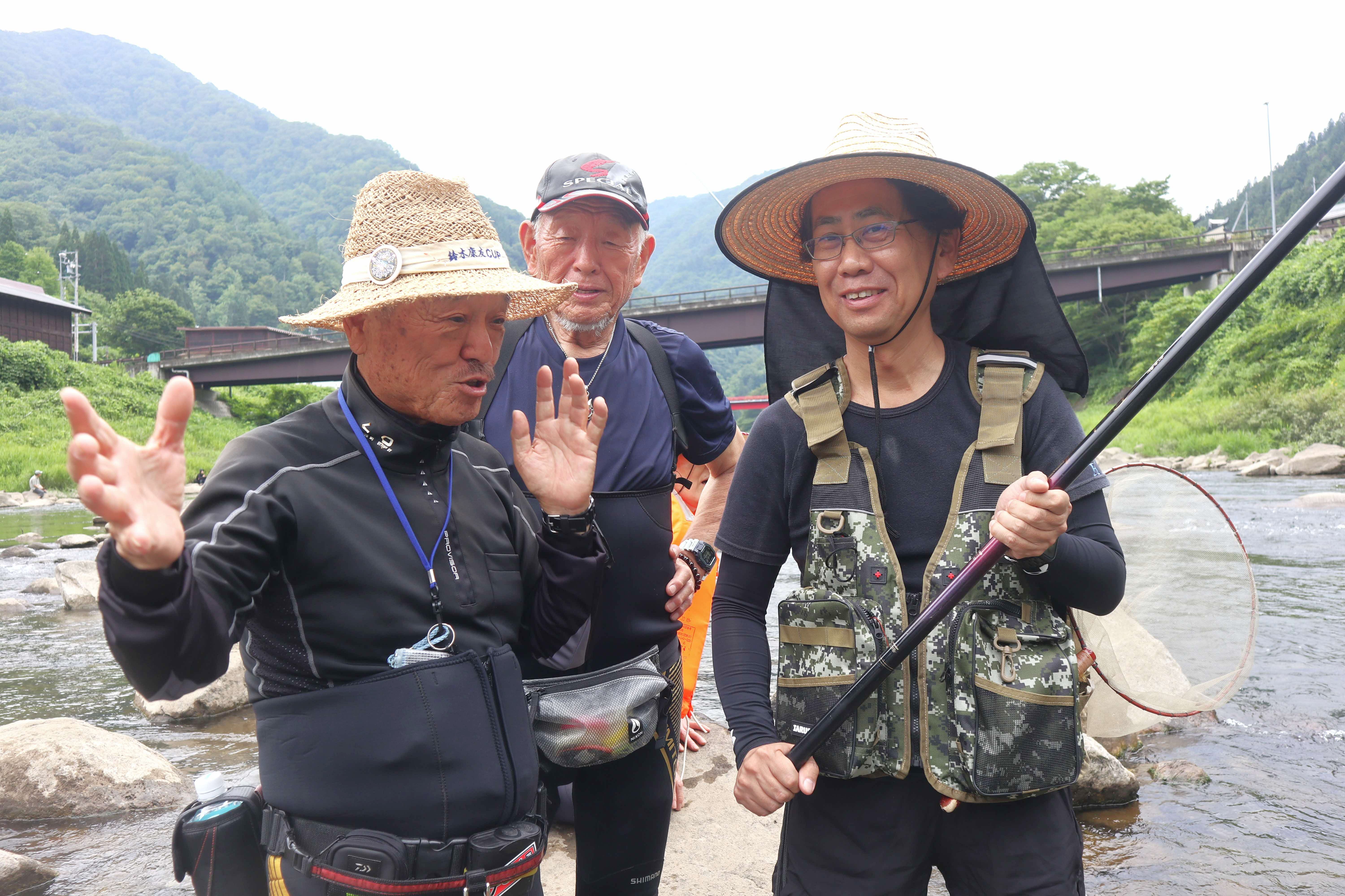 「おっちゃんレンタル」の室田名人、今年も鮎釣り体験に大張り切り