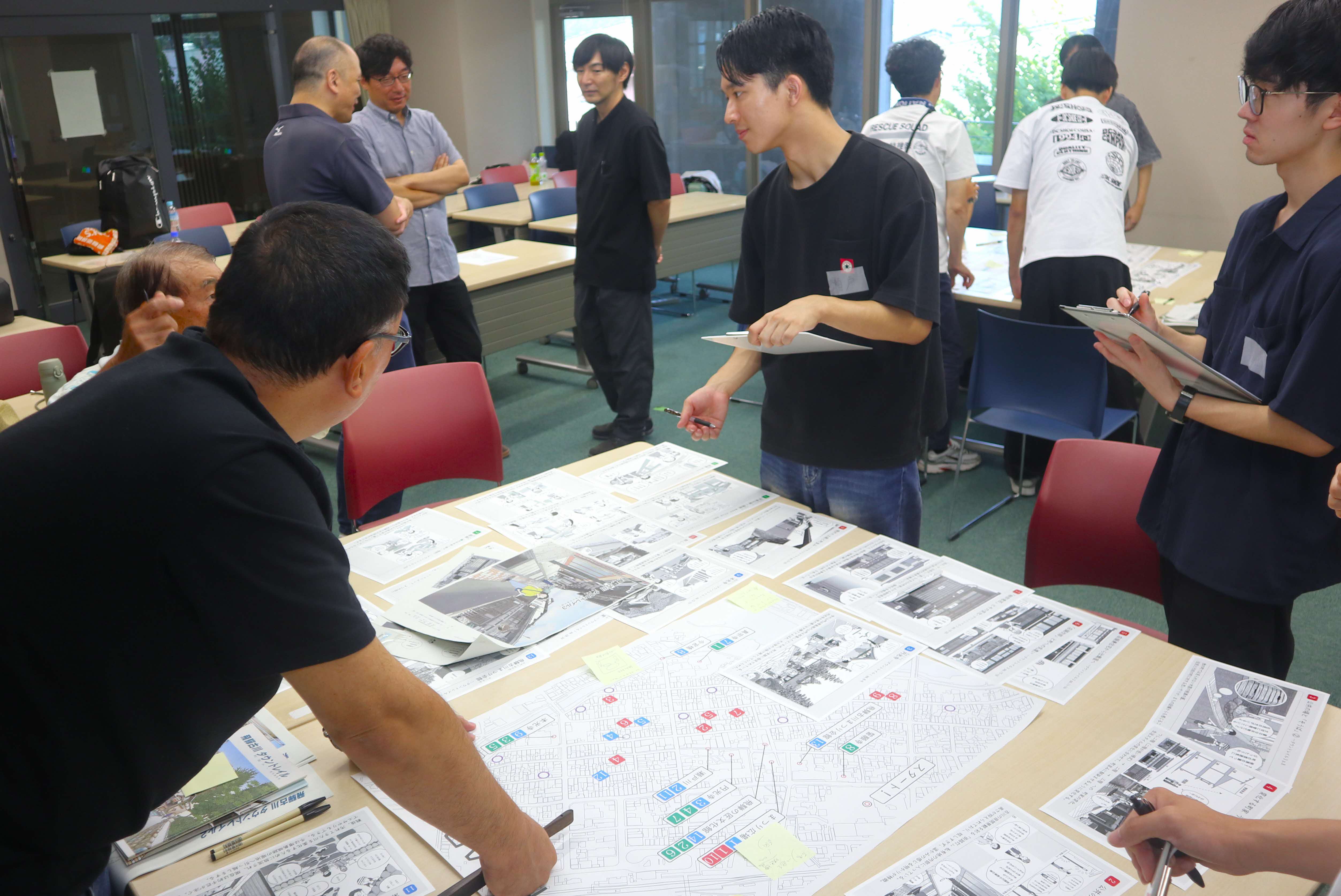 公式まちなみガイドマップ作成のためのワークショップを開催