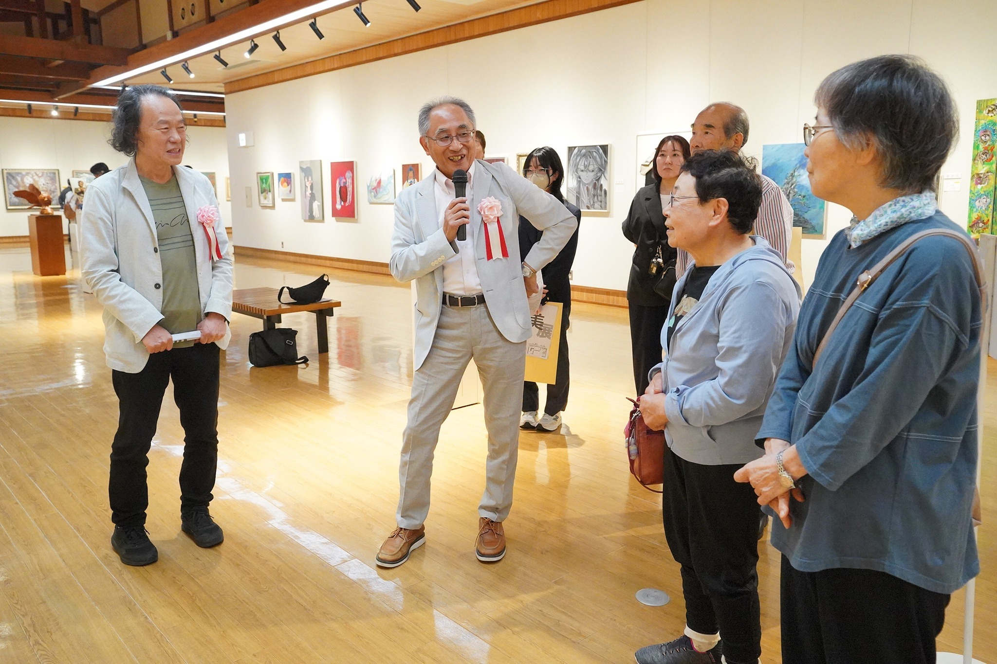 第22回飛騨市美術展の開場式が行われました