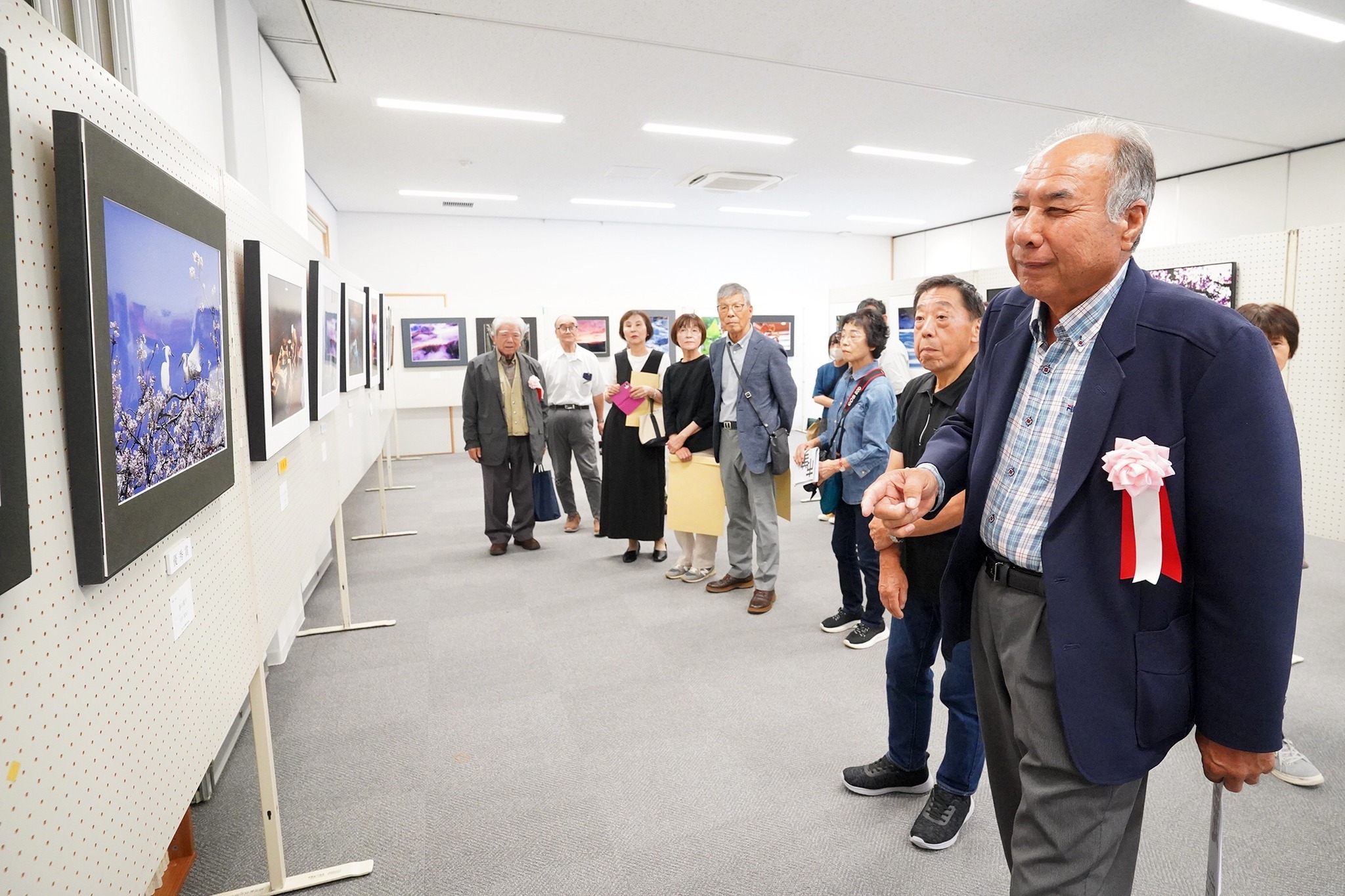 第22回飛騨市美術展の開場式が行われました