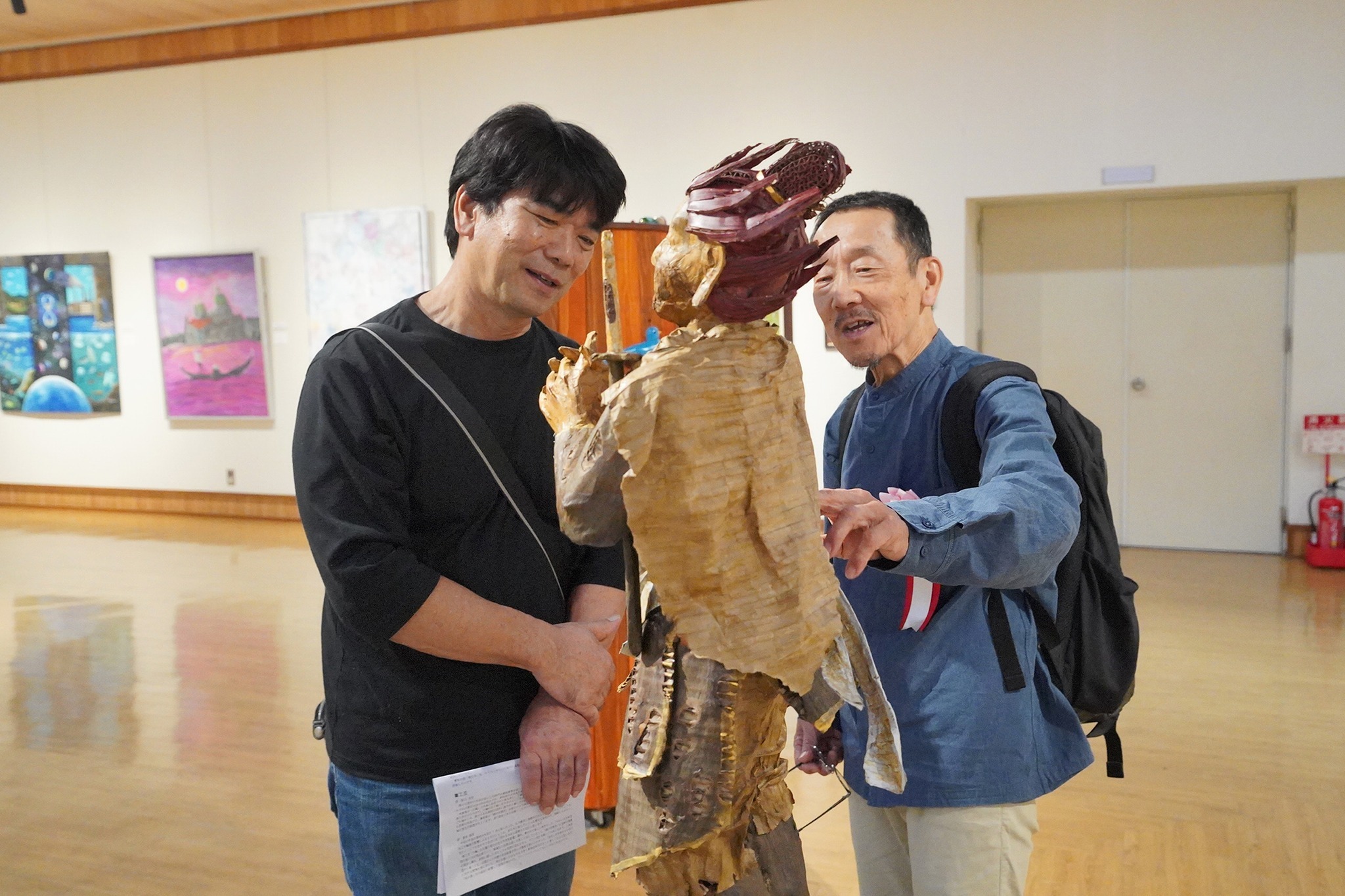 第22回飛騨市美術展の開場式が行われました