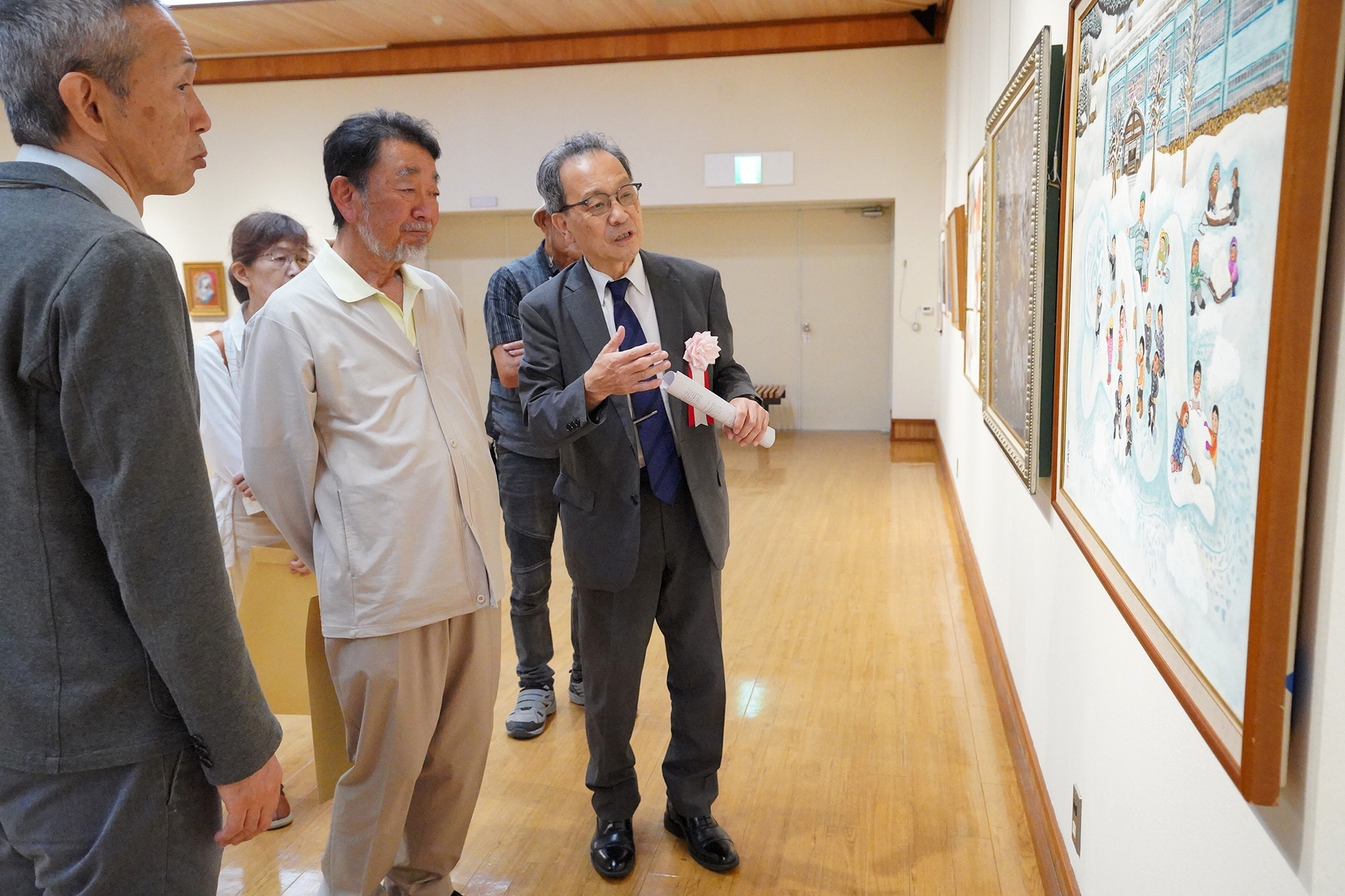 第22回飛騨市美術展の開場式が行われました