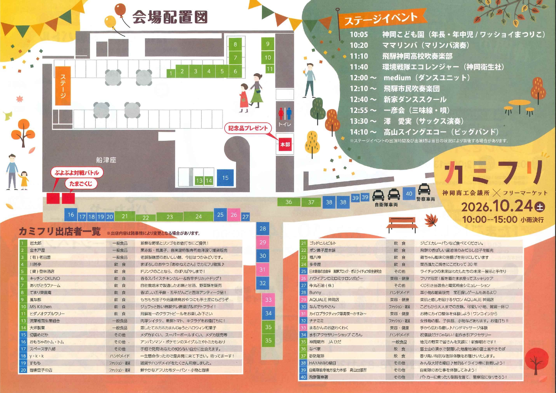 【市民掲示板】カミフリ(神岡商工会議所×フリーマーケット)開催!