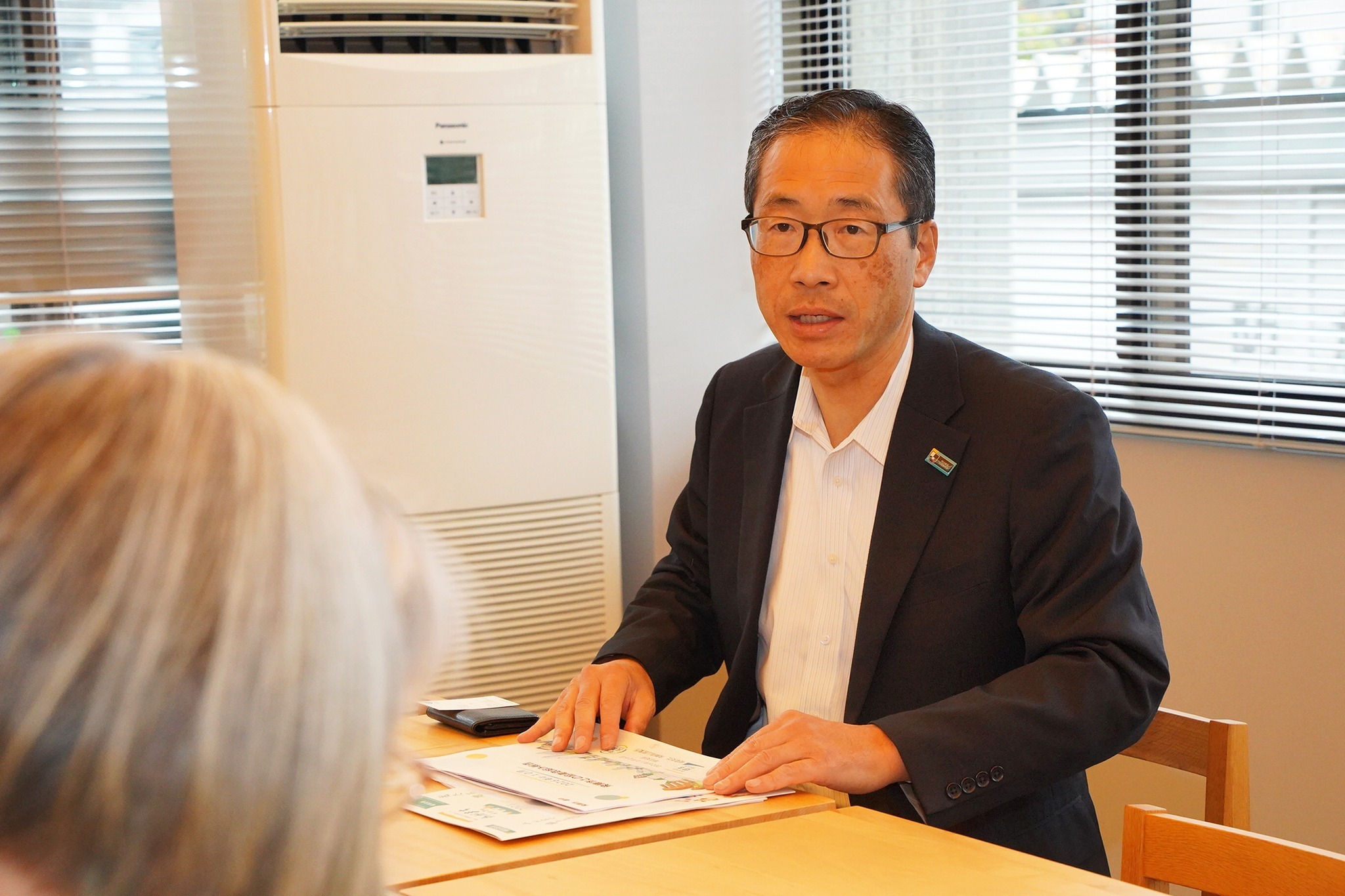 明治安田生命が市の健康増進施策に対し寄附金を贈呈