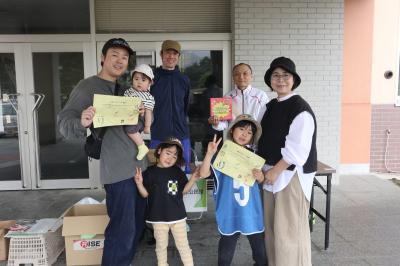 親子で「スタンプウォーク」を楽しみました