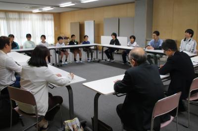 「こんな学校にしたい！」古川小児童の代表が学校への願いを話しました