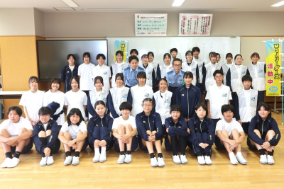 古川中ＭＳＪリーダーズ認証式を実施