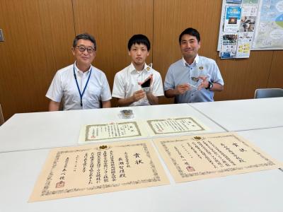 古川中学校出身の長瀬智煌さんが全国パソコン技能競技大会で団体・個人ともに優勝！