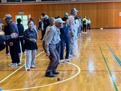 第12回飛騨市長杯争奪　ペタンク大会を開催しました
