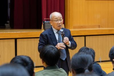 神岡中・山之村小中で被爆体験講話が行われました