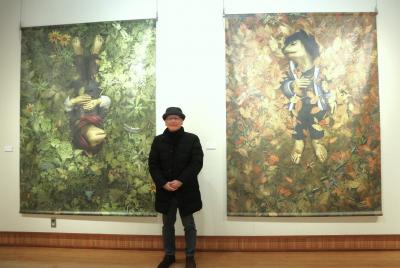 映像作家・泉原さんの短編アニメ作品展が古川町で始まりました