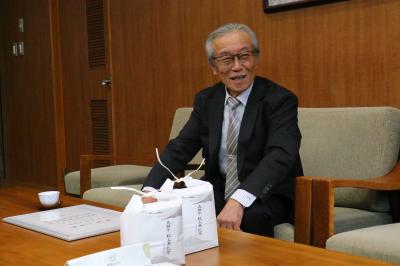 宮中祭典「新嘗祭」で飛騨市古川町の農家田中一男さんのお米が献穀されました