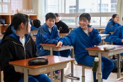 神岡中3年生 最後の道徳の授業が行われました