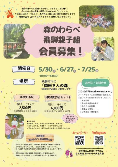 森のわらべ飛騨親子組