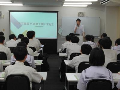 神岡中3年生が東京への修学旅行で生き方講話の聴講や探Q学習を行いました