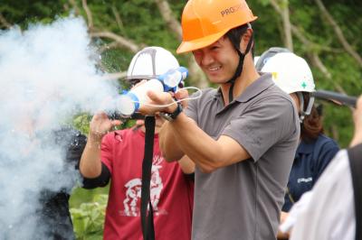 飛騨市でツキノグマ対策の先端技術研修会が開かれました
