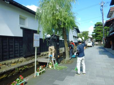 吉城電友会、美しい町並みを自分たちの手で