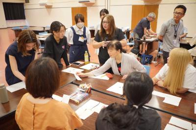 興味や関心があることの実践に向けて仲間と話し合いました