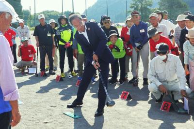 「第21回市長杯争奪グラウンド・ゴルフ大会」が開催されました